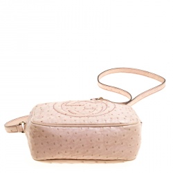 Pre Owned حقيبة كتف غوتشي سوهو ديسكو صغيرة جلد لامع أرجوانية