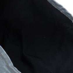 مملوكة مسبقًا Gucci Silver Monogram Coated Canvas Tote