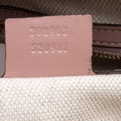 Pre Owned حقيبة كتف غوتشي سوهو جلد بيج متوسطة بسلسلة