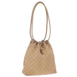 مملوكة مسبقًا Gucci GG Monogram Canvas Bucket Bag