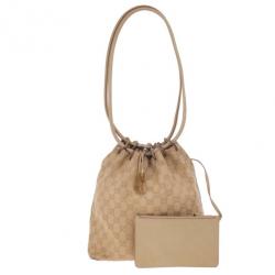 مملوكة مسبقًا Gucci GG Monogram Canvas Bucket Bag