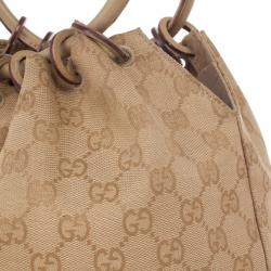 مملوكة مسبقًا Gucci GG Monogram Canvas Bucket Bag