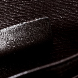 مملوكة مسبقًا Gucci Dark Brown GG Supreme Canvas Nice Continental Wallet