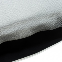 Gucci White Leather Web GG Interlocking Continental Wallet 
