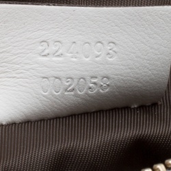 مملوكة مسبقًا Gucci Beige/Off White GG Canvas and Leather Accessories Pochette bag