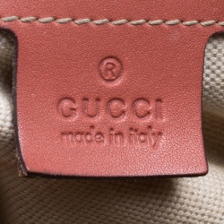 Pre Owned Gucci Brown/Beige GG Canvas Medium Vintage Web Boston Bag