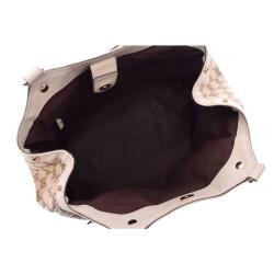 مملوكة مسبقًا Gucci  Beige/Pink GG Canvas Sukey Bag