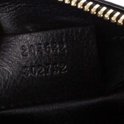 Pre Owned Gucci Black Patent Leather Hysteria Clutch