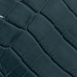 Gucci Ocean Blue Crocodile Bifold Wallet