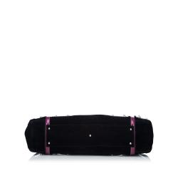 Pre Owned Gucci Multi-color Suede Race Bag