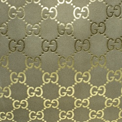 Pre Owned حقيبة غوتشي بوسطن سويدي GG بيج فاتحة/ بيج