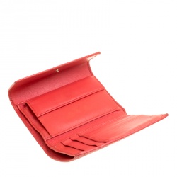 Gucci Red Guccissima Leather Wallet