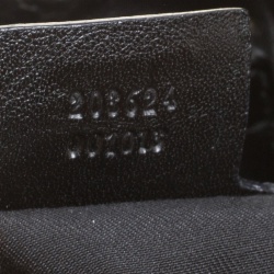 مملوكة مسبقًا Gucci Black GG Canvas Medium Pelham Studded Hobo