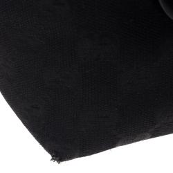 Pre Owned Gucci Black GG Canvas Small Tote