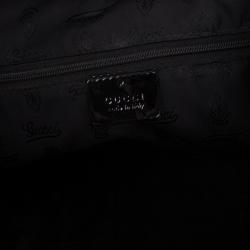 Pre Owned Gucci Black GG Canvas Small Tote