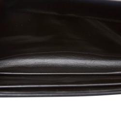 Pre Owned Gucci Black Leather Crossbody Shoulder Bag