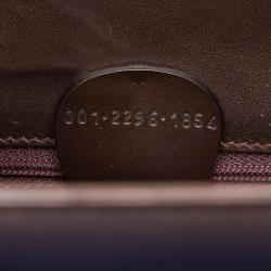 مملوكة مسبقًا حقيبة كتف غوتشي جلد بني داكن 