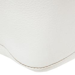 مملوكة مسبقًا Gucci White Icon Bit Top Handle Bag