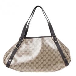 Pre Owned Gucci GG Crystal Abbey Tote