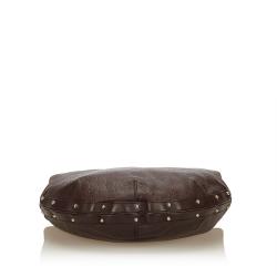 Gucci Dark Brown Guccissima Leather Hobo
