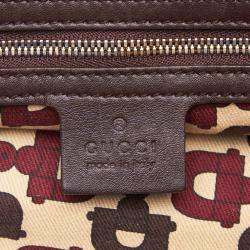 Gucci Dark Brown Guccissima Leather Hobo