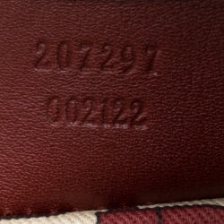 مملوكة مسبقًا حقيبة غوتشي بابوشكا بوسطن كانفاس كريستال مونوغرامي مقوى 