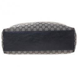 Pre Owned Gucci GG Monogram Canvas & Leather Large Tote