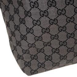 Pre Owned Gucci GG Monogram Canvas & Leather Large Tote