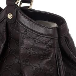 Pre Owned Gucci Guccissima Leather Medium Tote