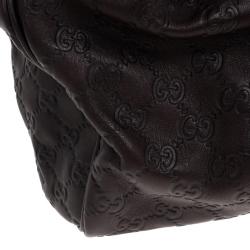 Pre Owned Gucci Guccissima Leather Medium Tote
