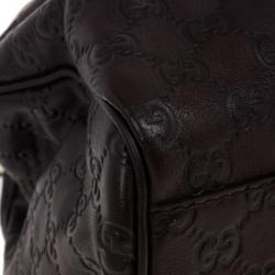 Pre Owned Gucci Guccissima Leather Medium Tote