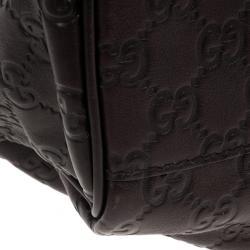 Pre Owned Gucci Guccissima Leather Medium Tote