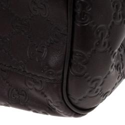 Pre Owned Gucci Guccissima Leather Medium Tote