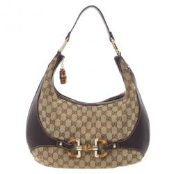 Pre Owned Gucci GG Monogram Canvas Amalfi Hobo 