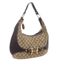 Pre Owned Gucci GG Monogram Canvas Amalfi Hobo 