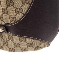 Pre Owned Gucci GG Monogram Canvas Amalfi Hobo 