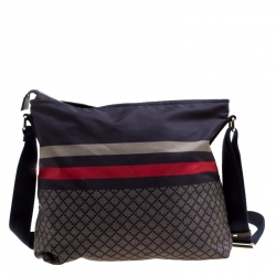 Gucci Multicolor Diamante Nylon Web Messenger Bag