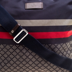 Gucci Multicolor Diamante Nylon Web Messenger Bag