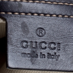 مملوكة مسبقًا حقيبة ماسنجر غوتشي كانفاس سوبريم GG زرقاء/ بيج