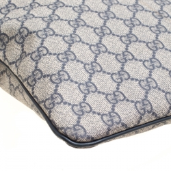 مملوكة مسبقًا حقيبة ماسنجر غوتشي كانفاس سوبريم GG زرقاء/ بيج