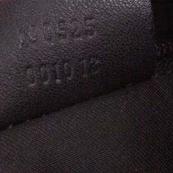 مملوكة مسبقًا Gucci Black Small GG Canvas D Gold Hobo