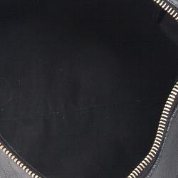 مملوكة مسبقًا Gucci Black Small GG Canvas D Gold Hobo