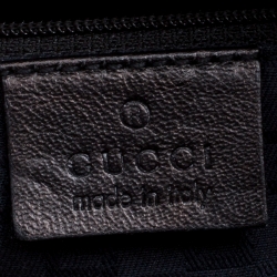 مملوكة مسبقًا Gucci Black Leather Shoulder Bag