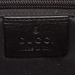 مملوكة مسبقًا حقيبة يد غوتشي جاكي جاكارد غوتشيسيما سوداء