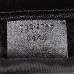 مملوكة مسبقًا حقيبة يد غوتشي جاكي جاكارد غوتشيسيما سوداء