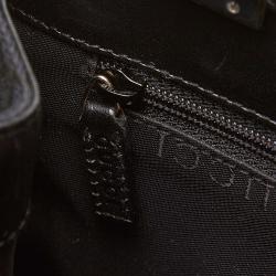 مملوكة مسبقًا حقيبة يد غوتشي جاكي جاكارد غوتشيسيما سوداء