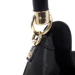 Gucci Black Leather 'Indy' Tassel Large Hobo