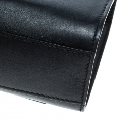 مملوكة مسبقًا Gucci Black Leather Small Padlock Shoulder Bag