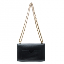 مملوكة مسبقًا Gucci Black Leather Small Padlock Shoulder Bag
