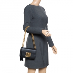 مملوكة مسبقًا Gucci Black Leather Small Padlock Shoulder Bag